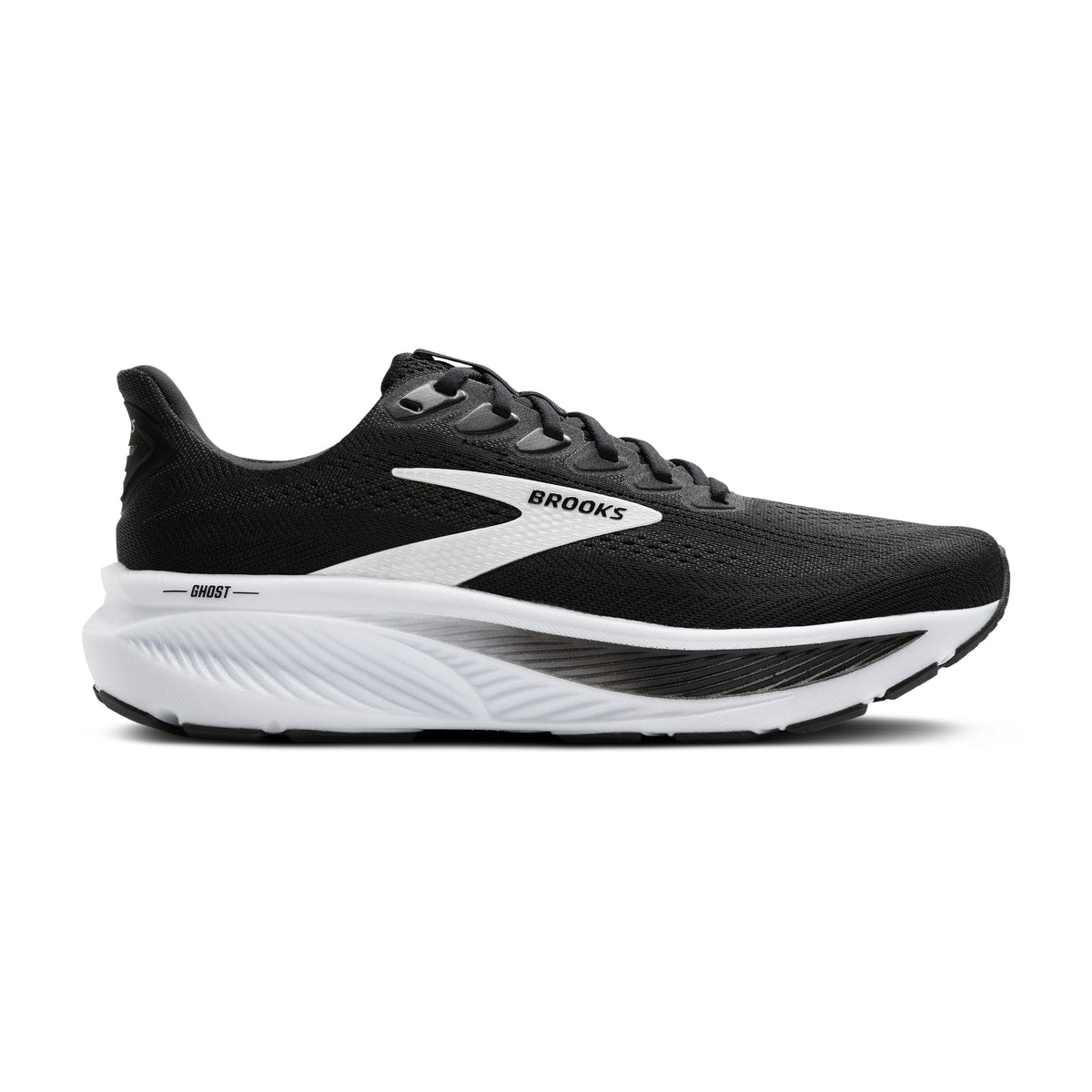 Women's Brooks Ghost 17 Black / Grey / White hero