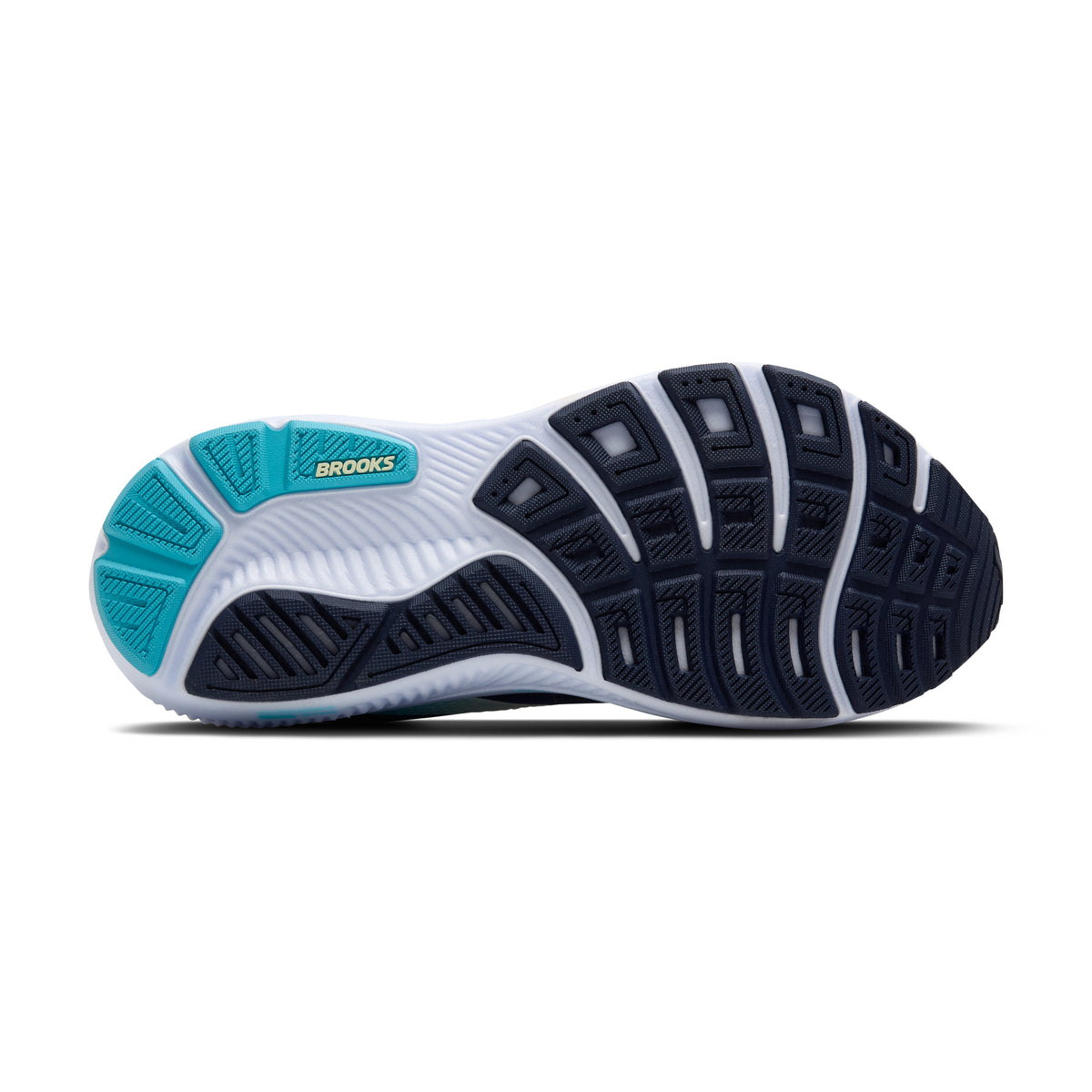 Women's Brooks Ghost 17 Navy / Green / Tourquoise view 6