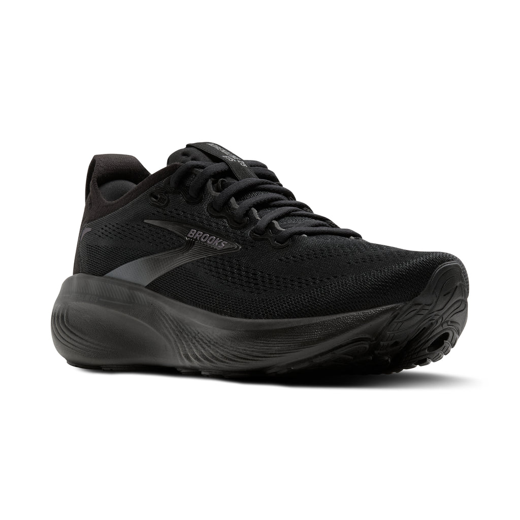 Women's Brooks Adrenaline GTS 25 (Narrow 2A) Black / Black / Ebony pair angle