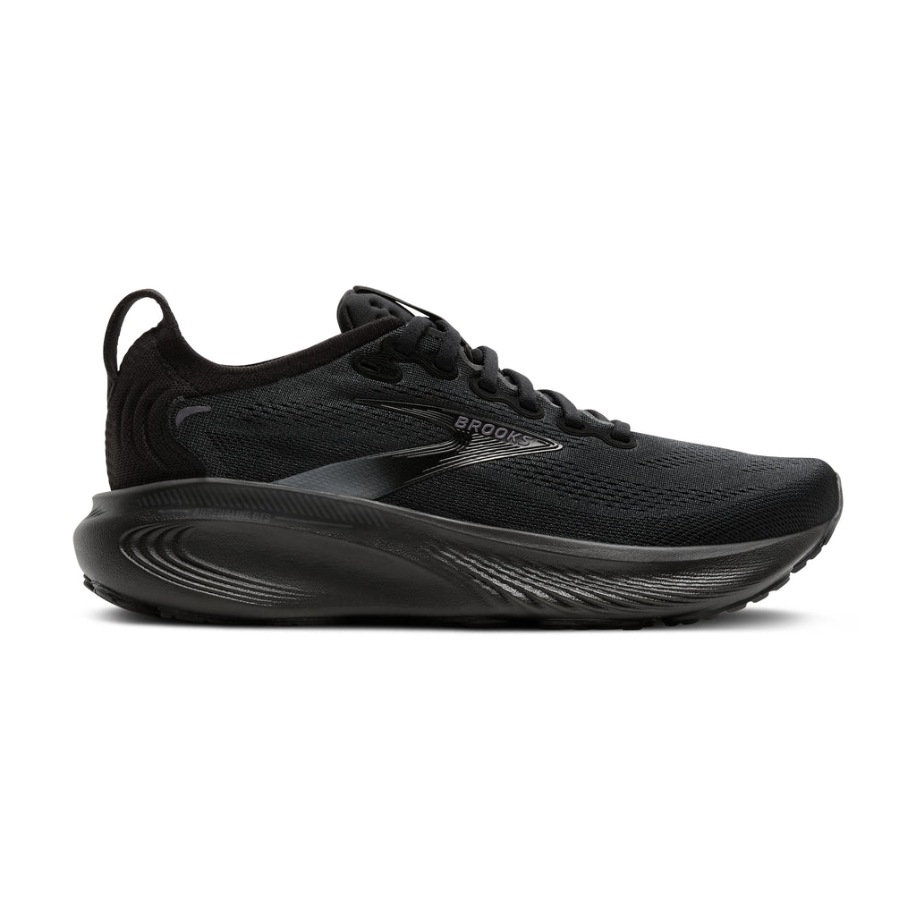 Women's Brooks Adrenaline GTS 25 (Narrow 2A) Black / Black / Ebony lateral