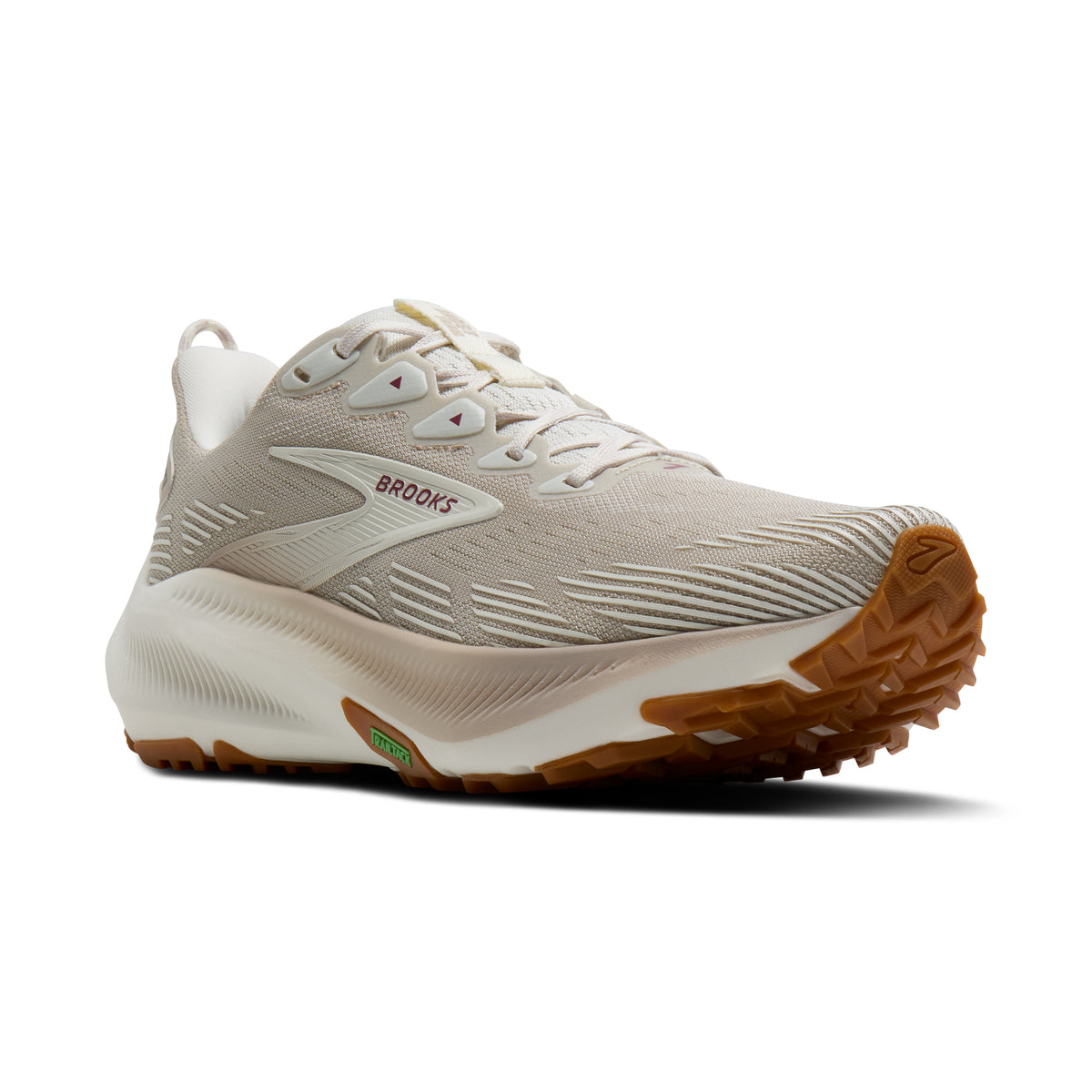 Women's Brooks Ghost Trail Coconut / Chateau / Rose pair angle