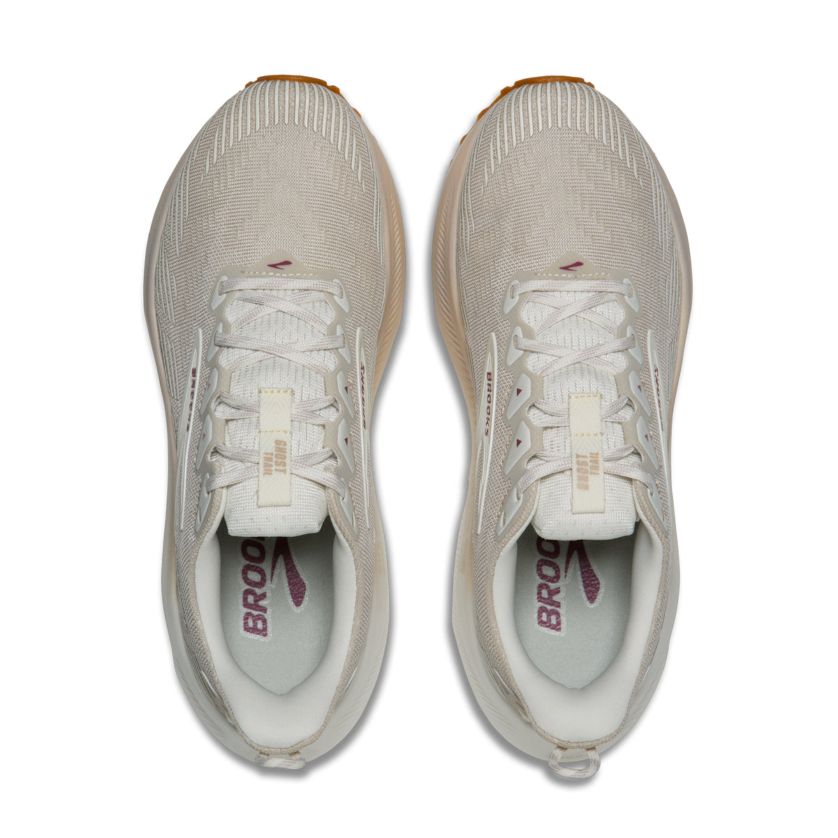 Women's Brooks Ghost Trail Coconut / Chateau / Rose top