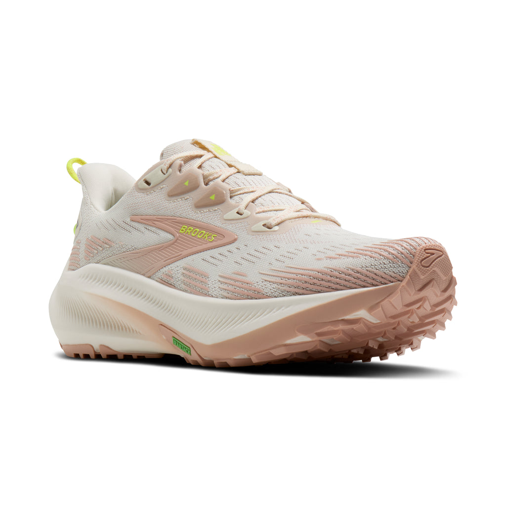 Women's Brooks Ghost Trail Arctic Wolf / Rose / Nightlife pair angle