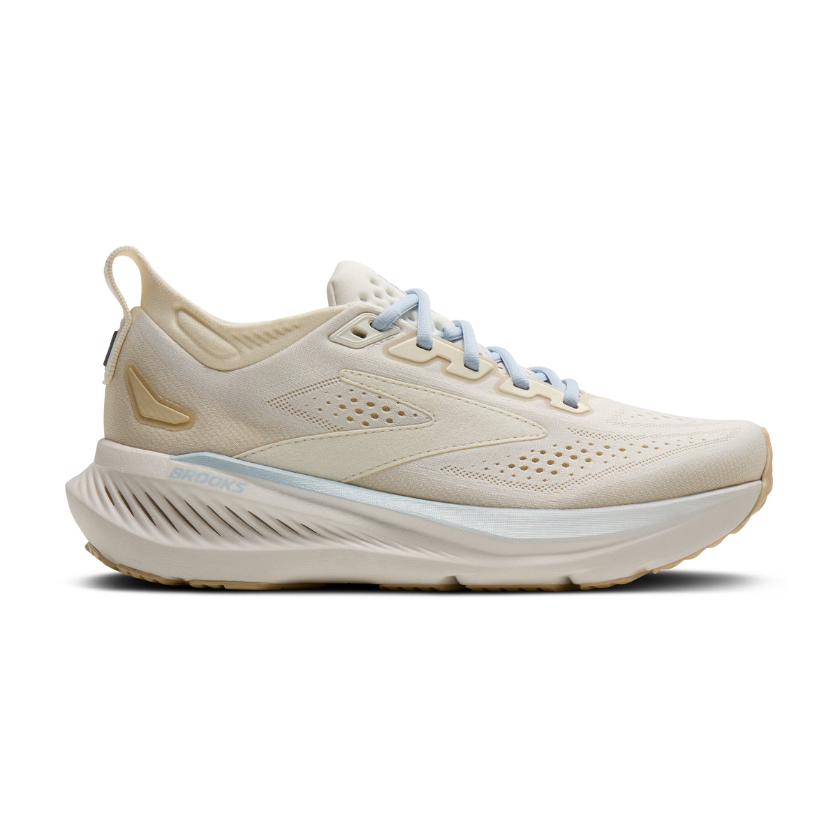 Women's Brooks Glycerin 23 Coconut/Sand/Skyway lateral