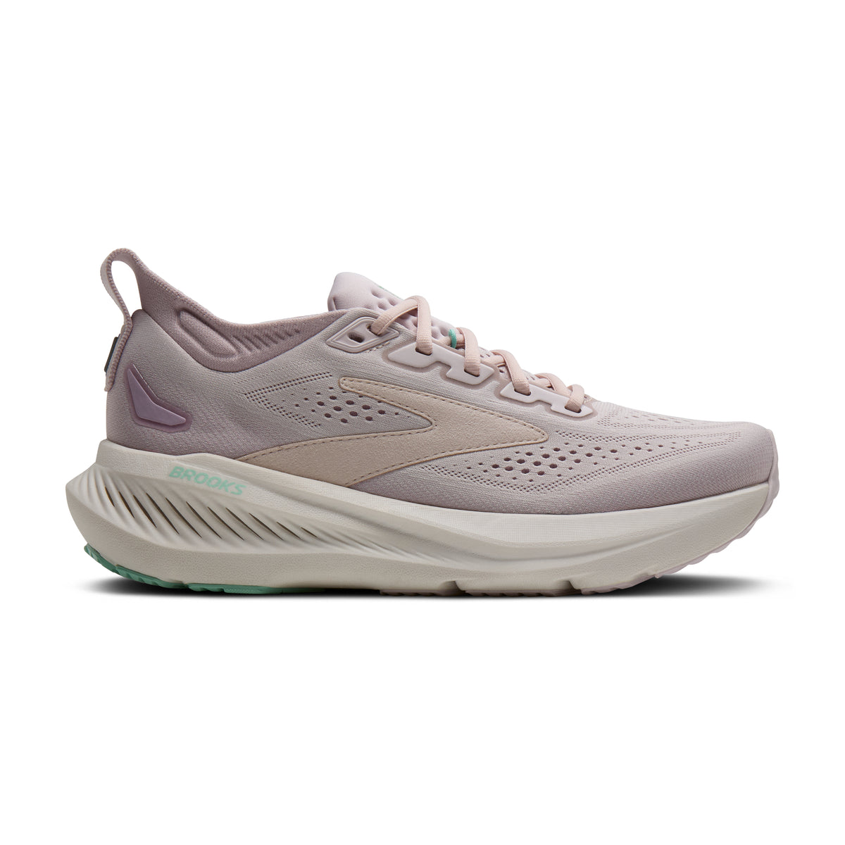 Women's Brooks Glycerin 23 Pink/Harbor Mist/Yucca lateral