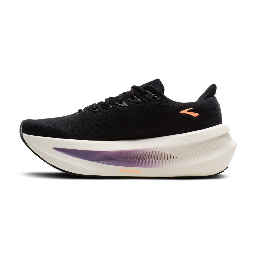 Women's Brooks Glycerin Max 2 Black / Peach / Clear medial
