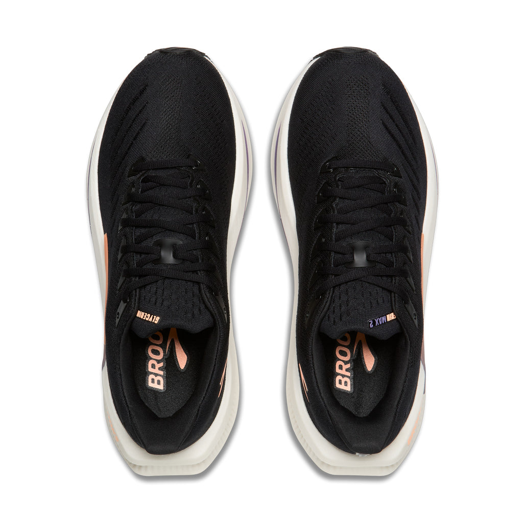 Women's Brooks Glycerin Max 2 Black / Peach / Clear top