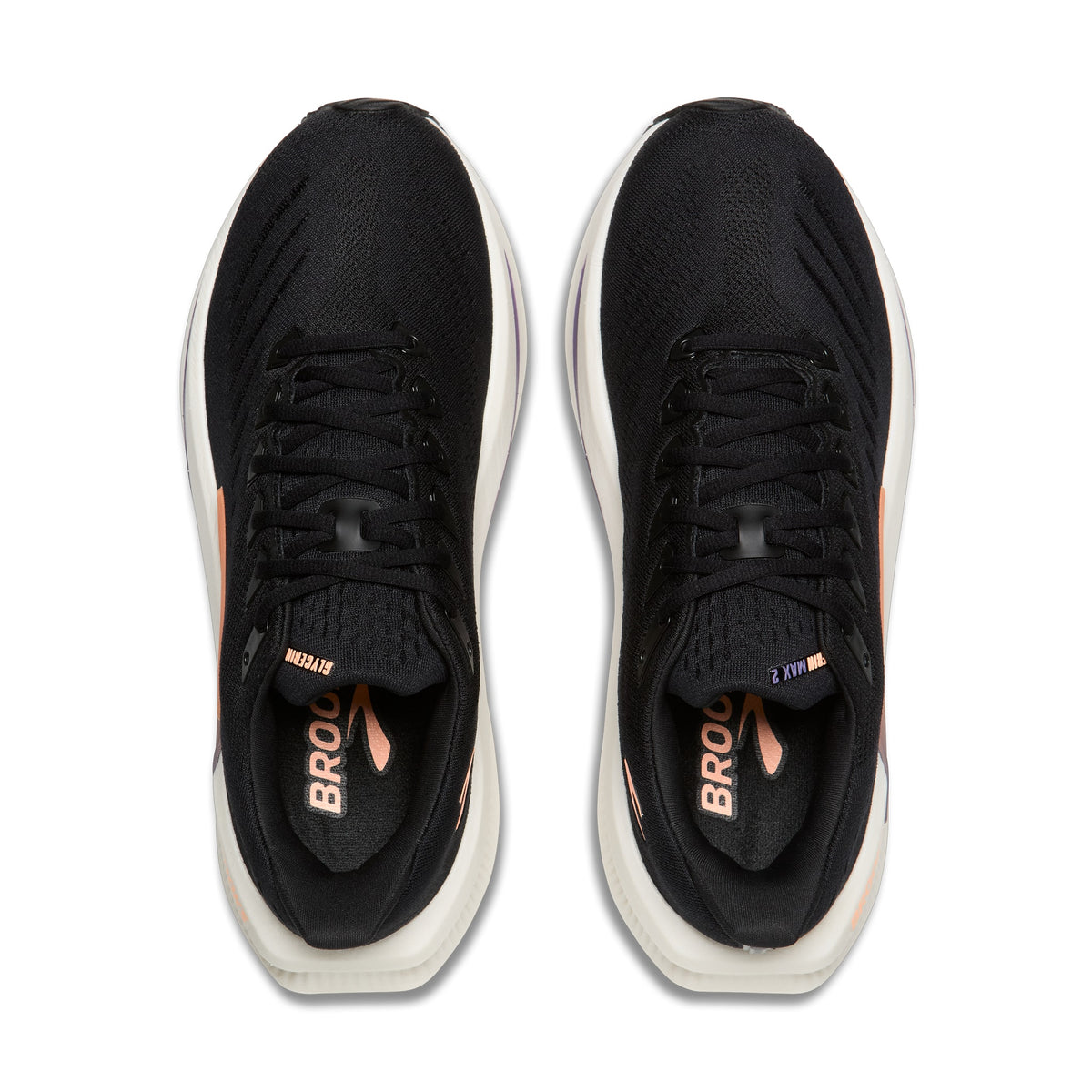 Women's Brooks Glycerin Max 2 Black / Peach / Clear top