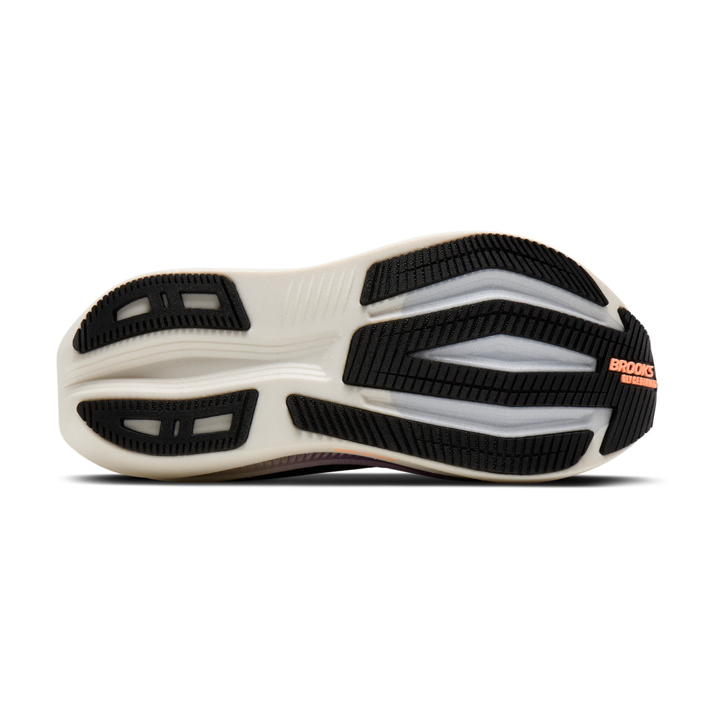 Women's Brooks Glycerin Max 2 Black / Peach / Clear outsole