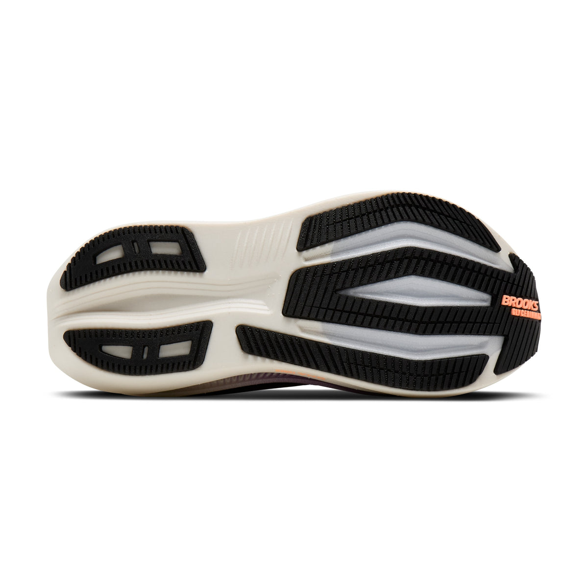 Women's Brooks Glycerin Max 2 Black / Peach / Clear outsole