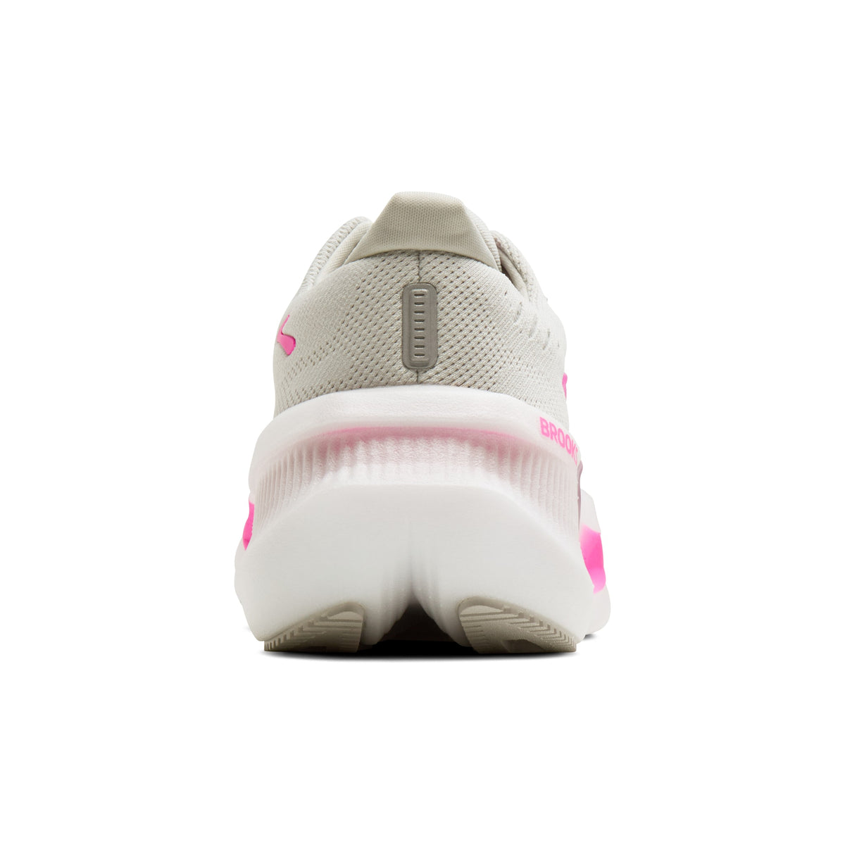 Women's Brooks Glycerin Max 2 Oyster / Argyle / Cyber Pink heel