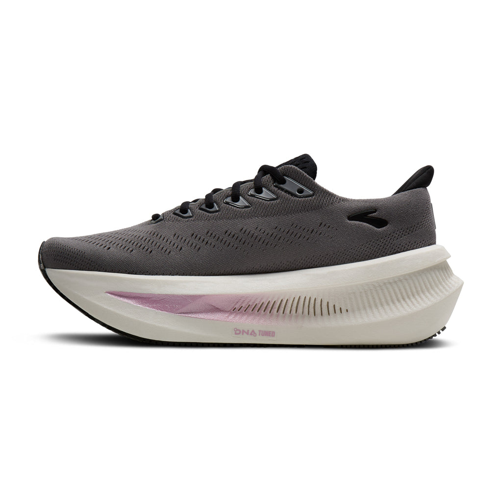 Women's Brooks Glycerin Max 2 Grey / Coconut / Metallic medial