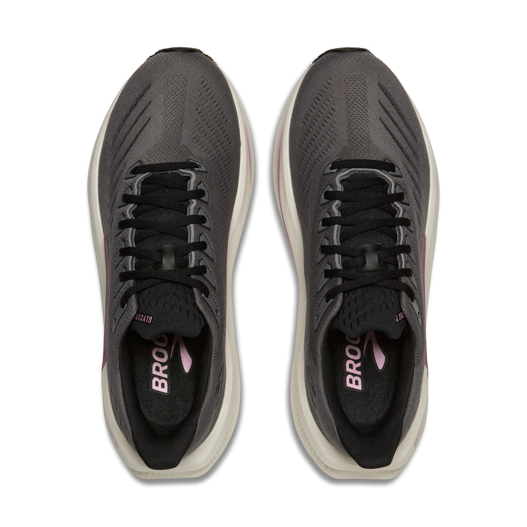 Women's Brooks Glycerin Max 2 Grey / Coconut / Metallic top