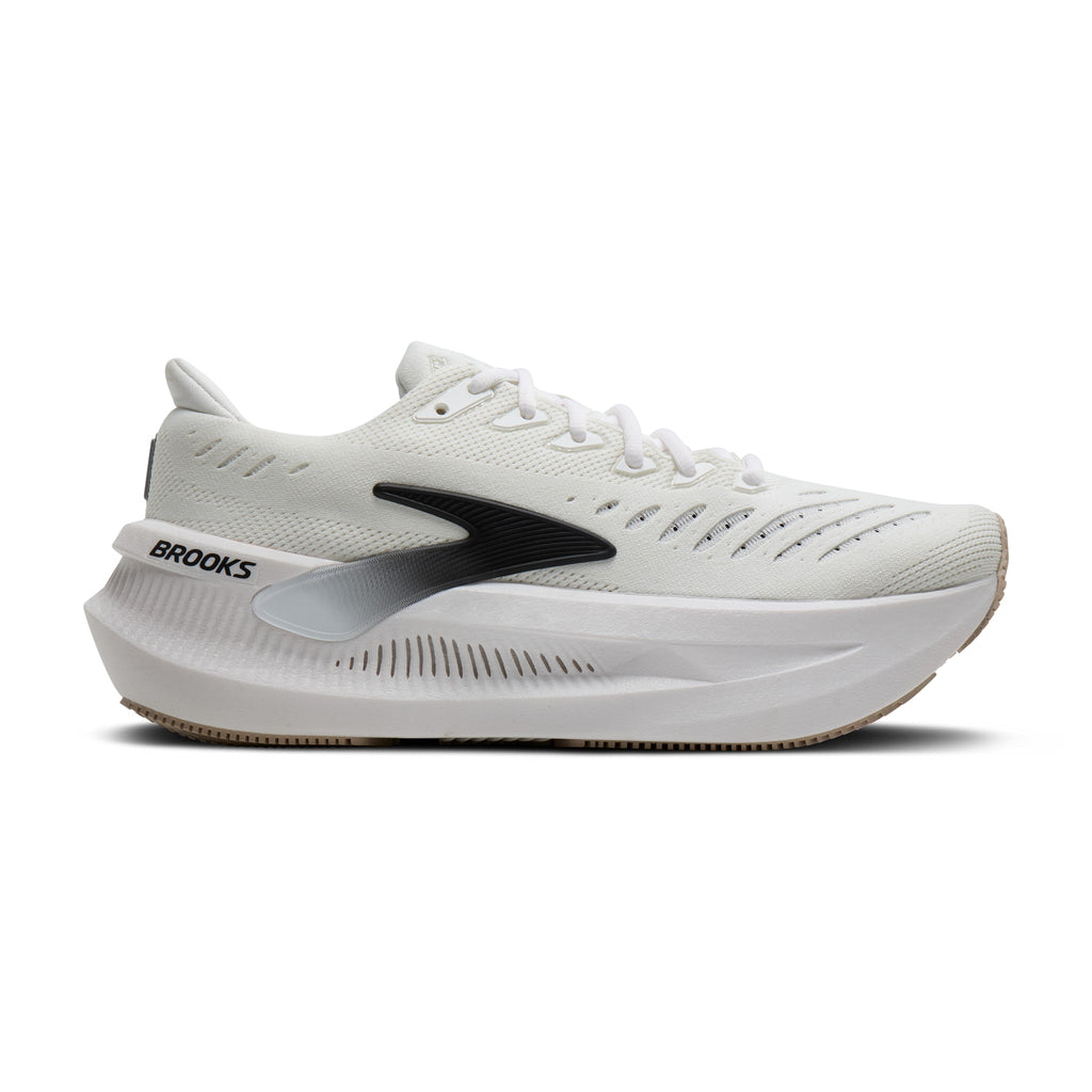 Women's Brooks Glycerin Max 2 White / Black / Chateau Gray lateral