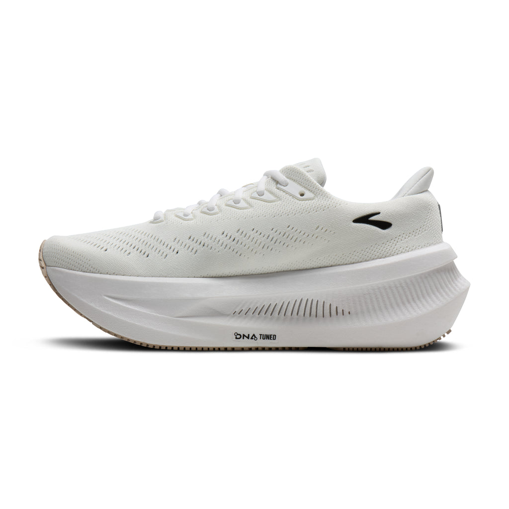 Women's Brooks Glycerin Max 2 White/Black/Chateau Gray medial