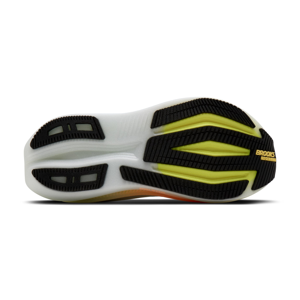 Women's Brooks Glycerin Max 2 White / Cyber Yellow / Nightlife outsole