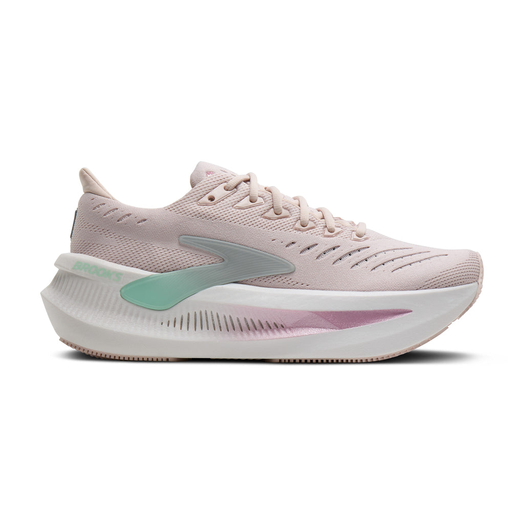 Women's Brooks Glycerin Max 2 Pink / Yucca / Metallic lateral