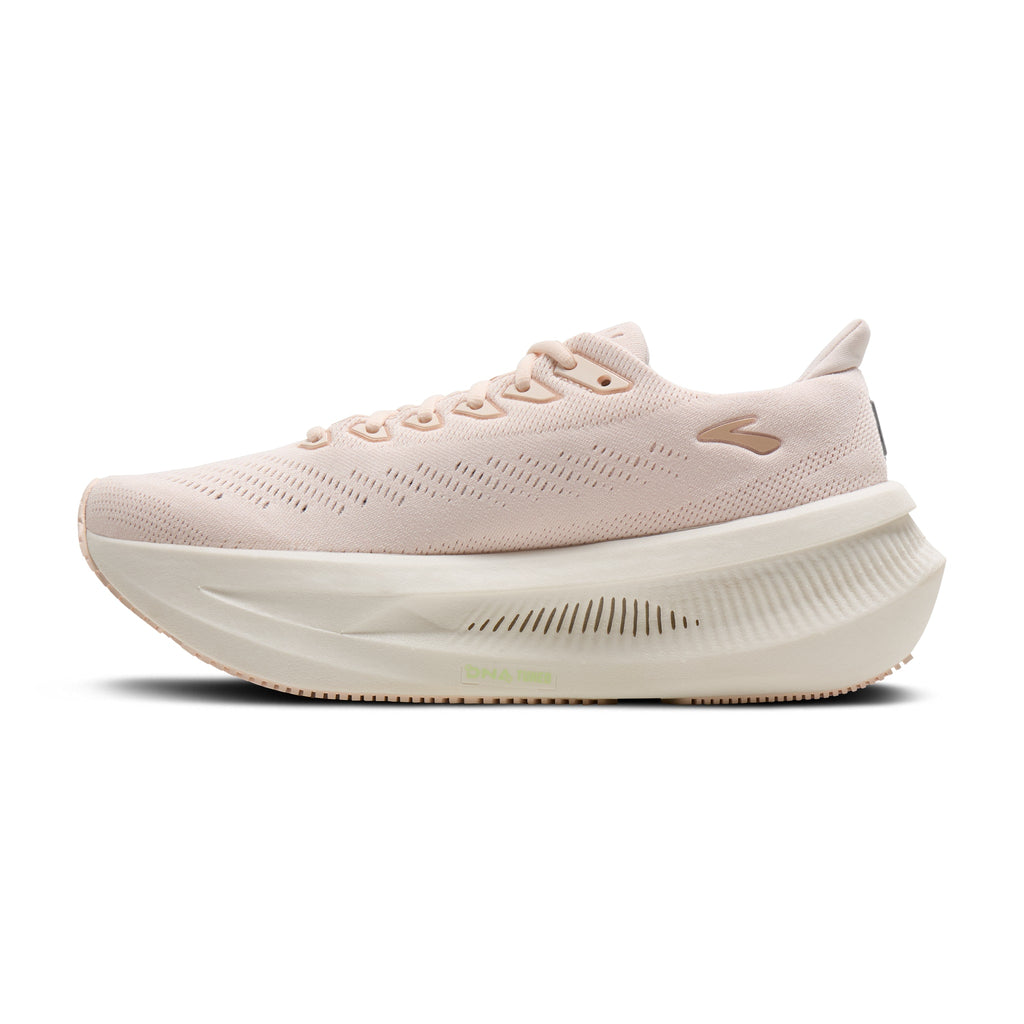 Women's Brooks Glycerin Max 2 Morganite / Paradise Green / Clear medial