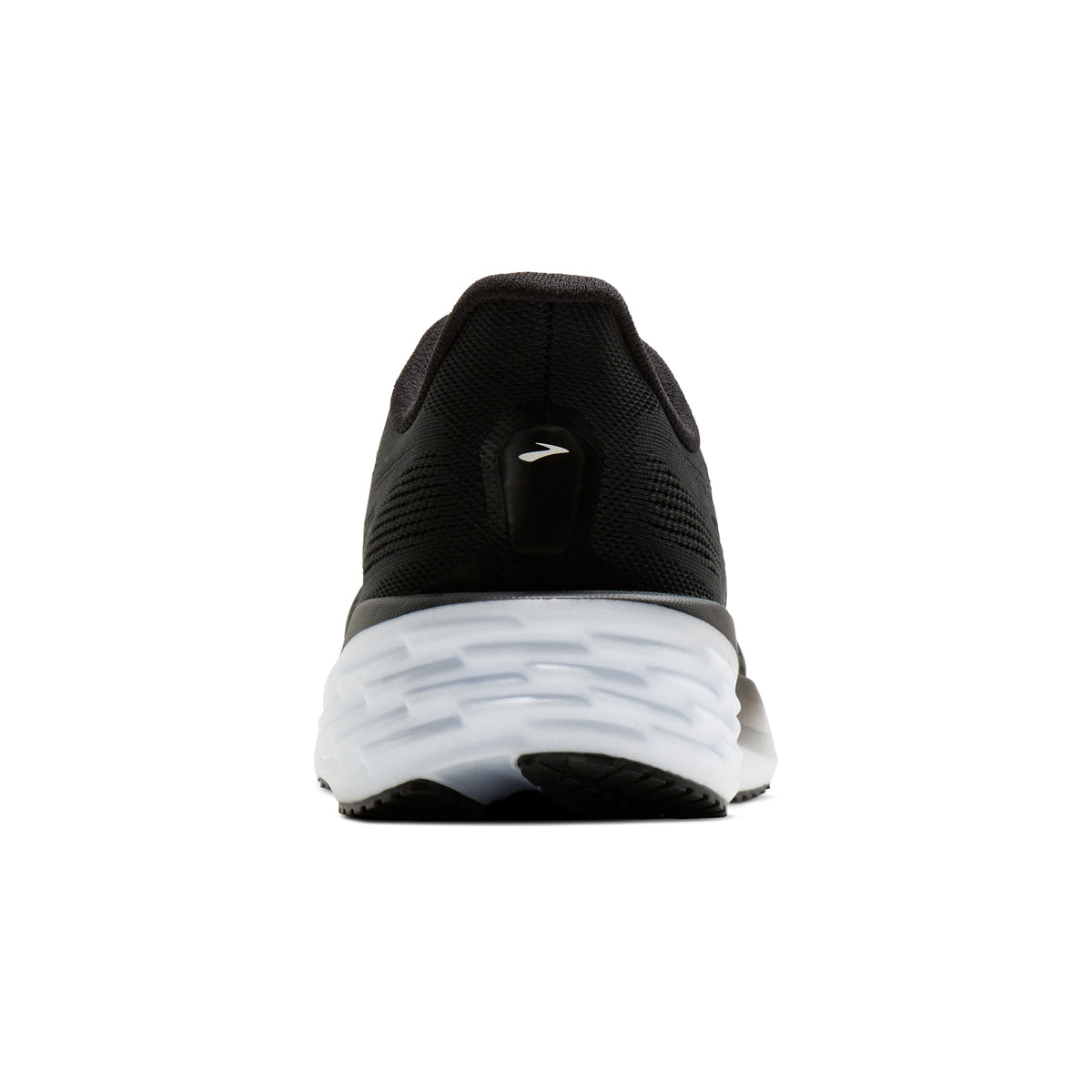 Women's Brooks Launch 12 Black / Grey / White heel