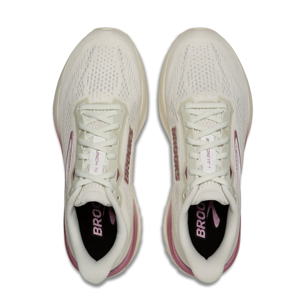 Women's Brooks Launch 12 Bluewash / Pink top