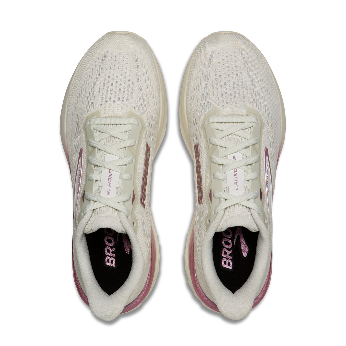 Women's Brooks Launch 12 Bluewash / Pink top