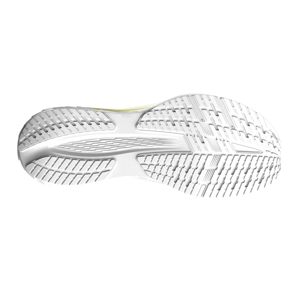 Women's Brooks Launch 12 White / Open Air / Nightlife outsole