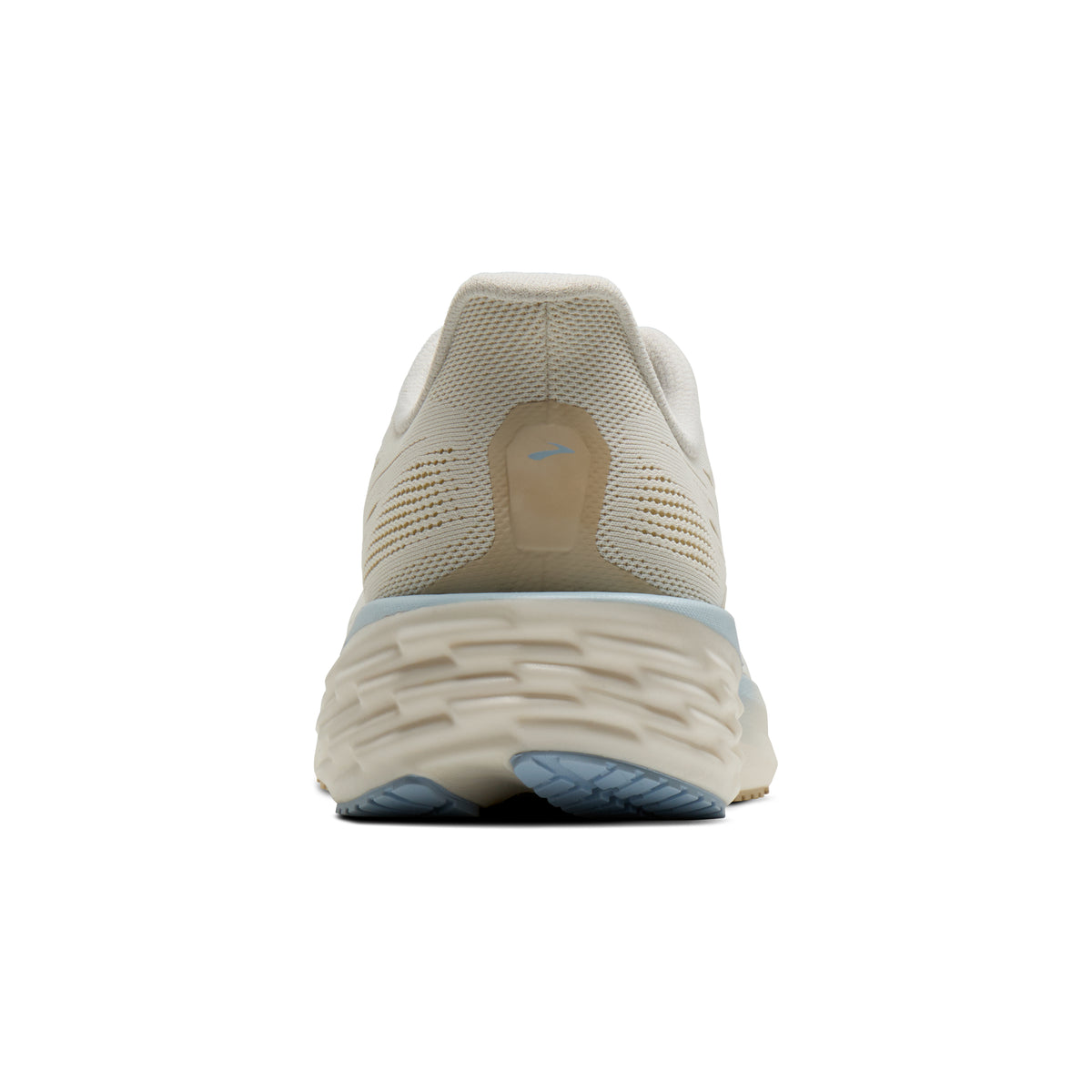 Women's Brooks Launch 12 Coconut / Sand / Skyway heel