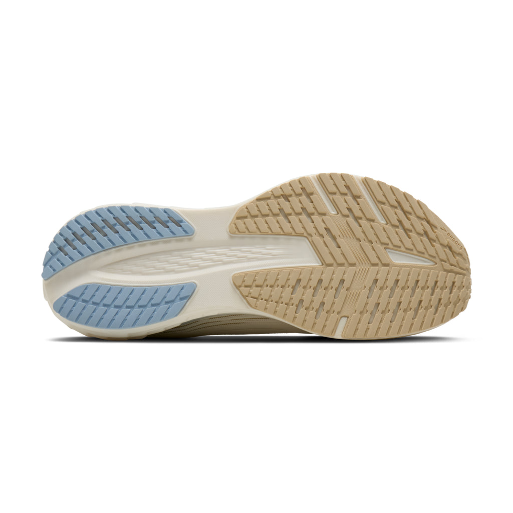 Women's Brooks Launch 12 Coconut / Sand / Skyway outsole