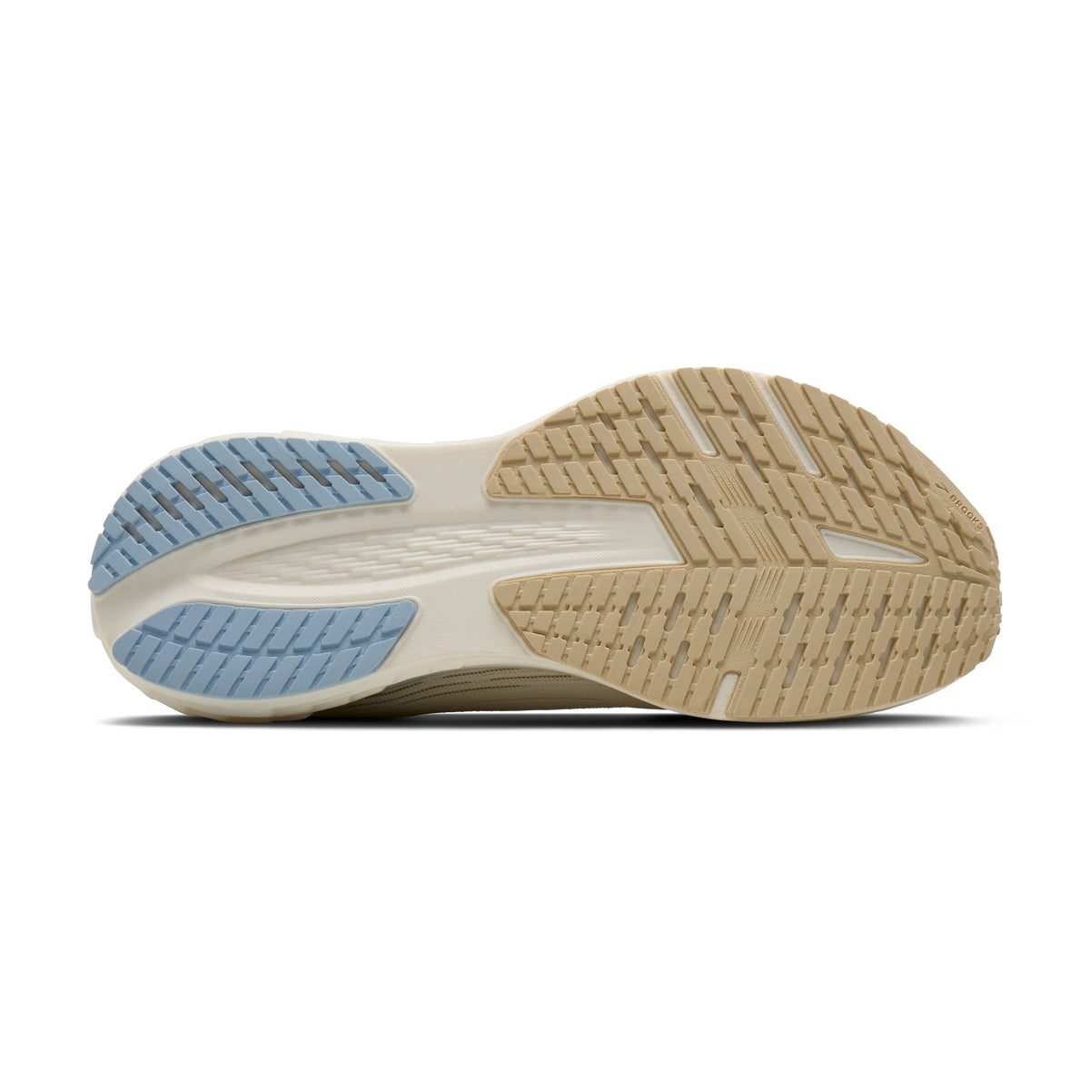Women's Brooks Launch 12 Coconut / Sand / Skyway outsole