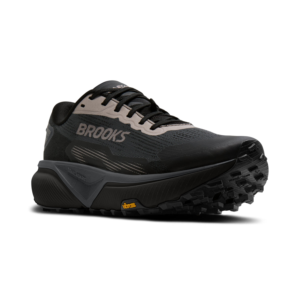 Women's Brooks Cascadia 20 GTX Black/Ebony/Nocturnal pair angle