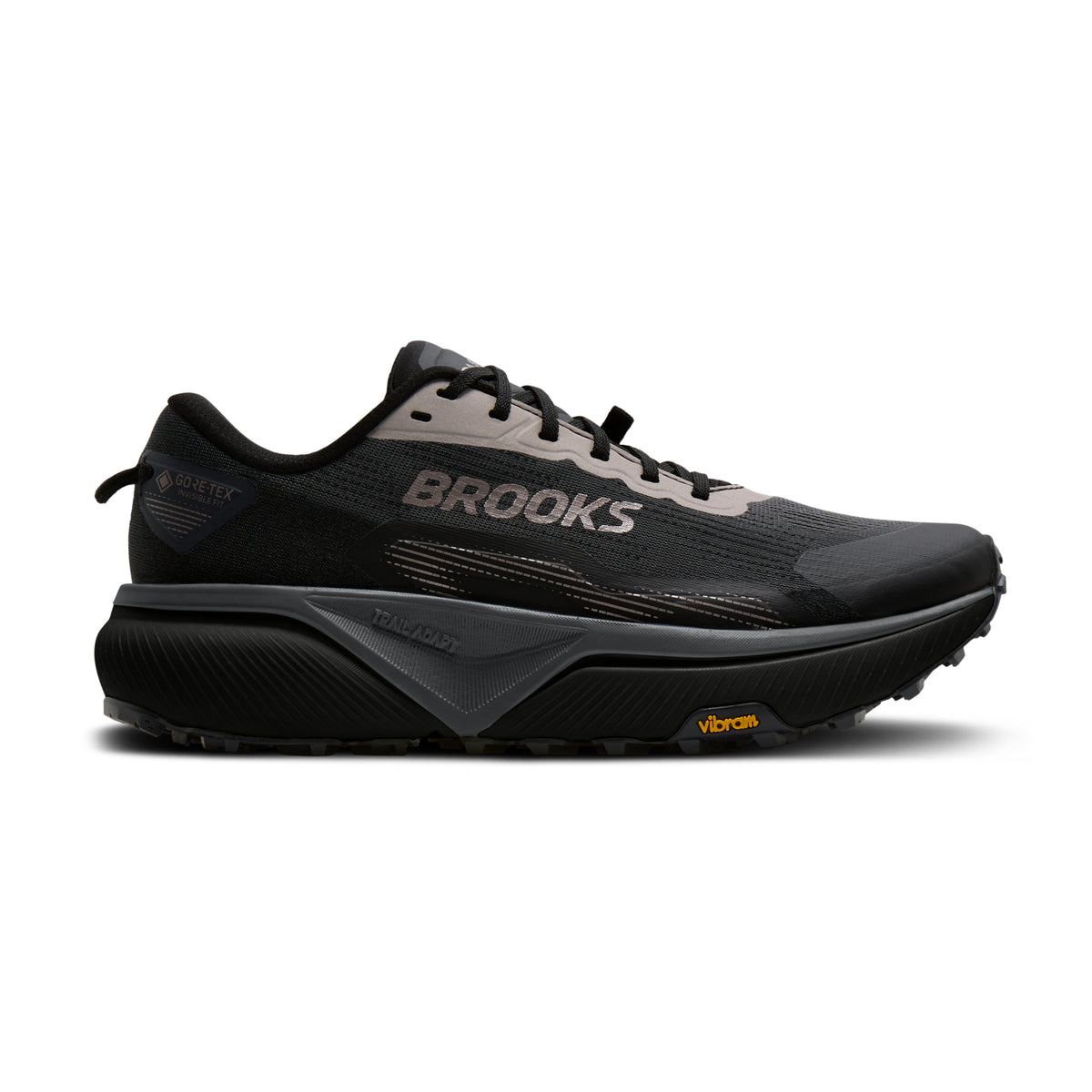 Women's Brooks Cascadia 20 GTX Black/Ebony/Nocturnal lateral