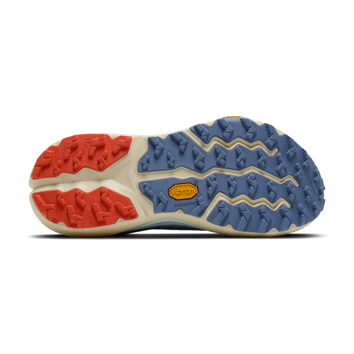 Women's Brooks Cascadia 20 Nantucket / Blue / Tigerlily outsole