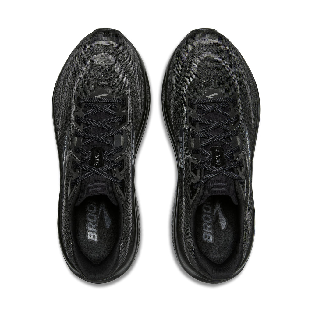 Women's Brooks Ghost 18 (Wide D) Black/Black/Ebony top
