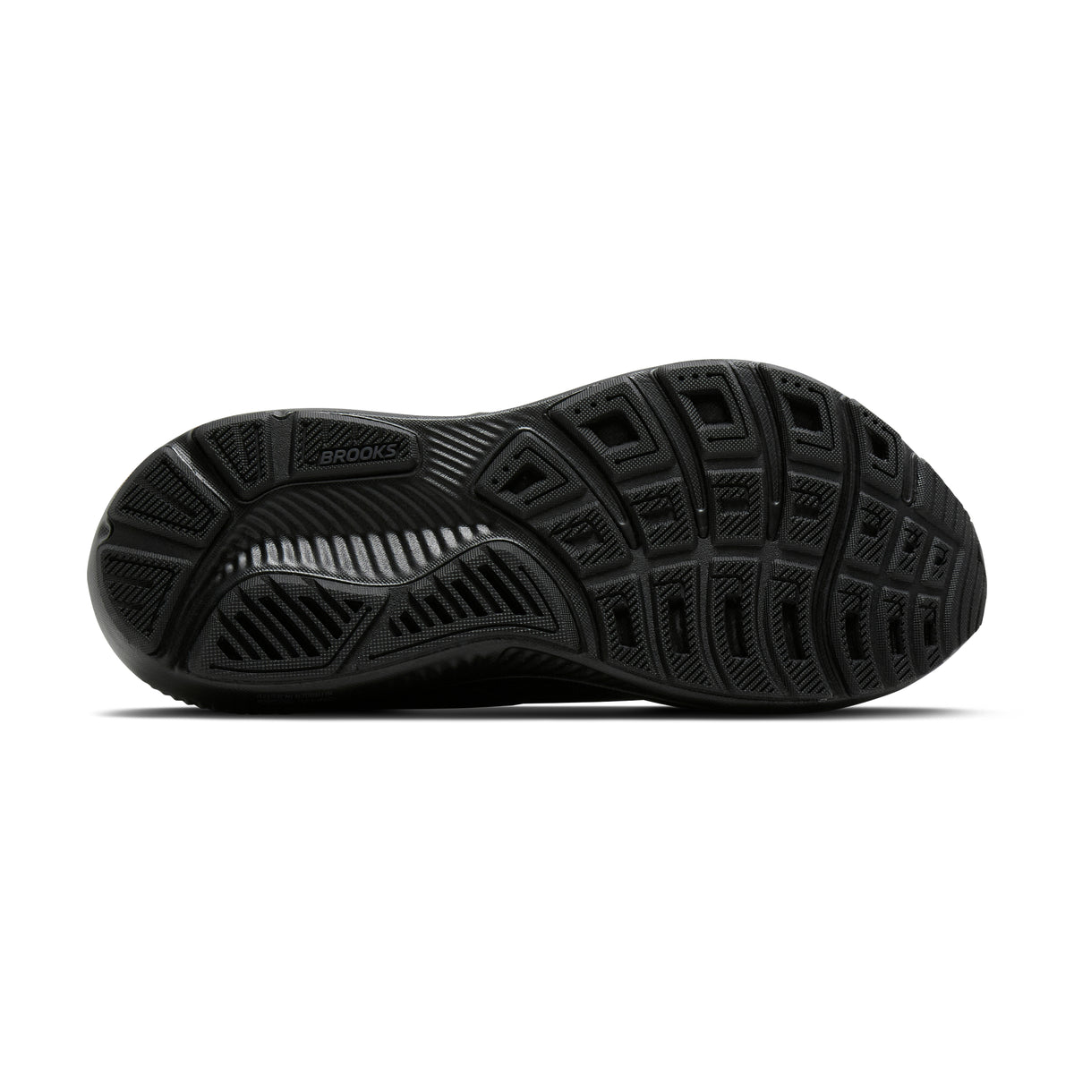 Women's Brooks Ghost 18 Black/Black/Ebony outsole