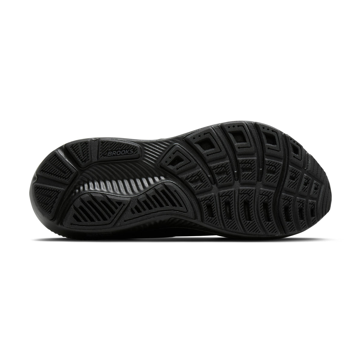 Women's Brooks Ghost 18 (Wide D) Black / Black / Ebony outsole