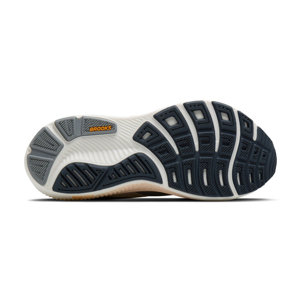 Women's Brooks Ghost 18 Grey / Morgonite / Coconut outsole