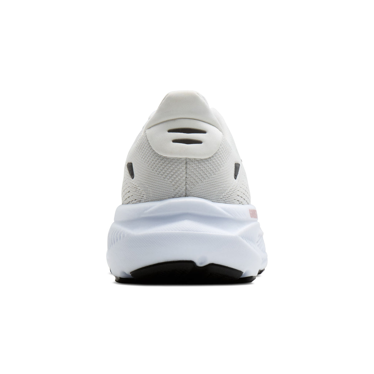 Women's Brooks Ghost 18 White / Black / Rose Gold heel