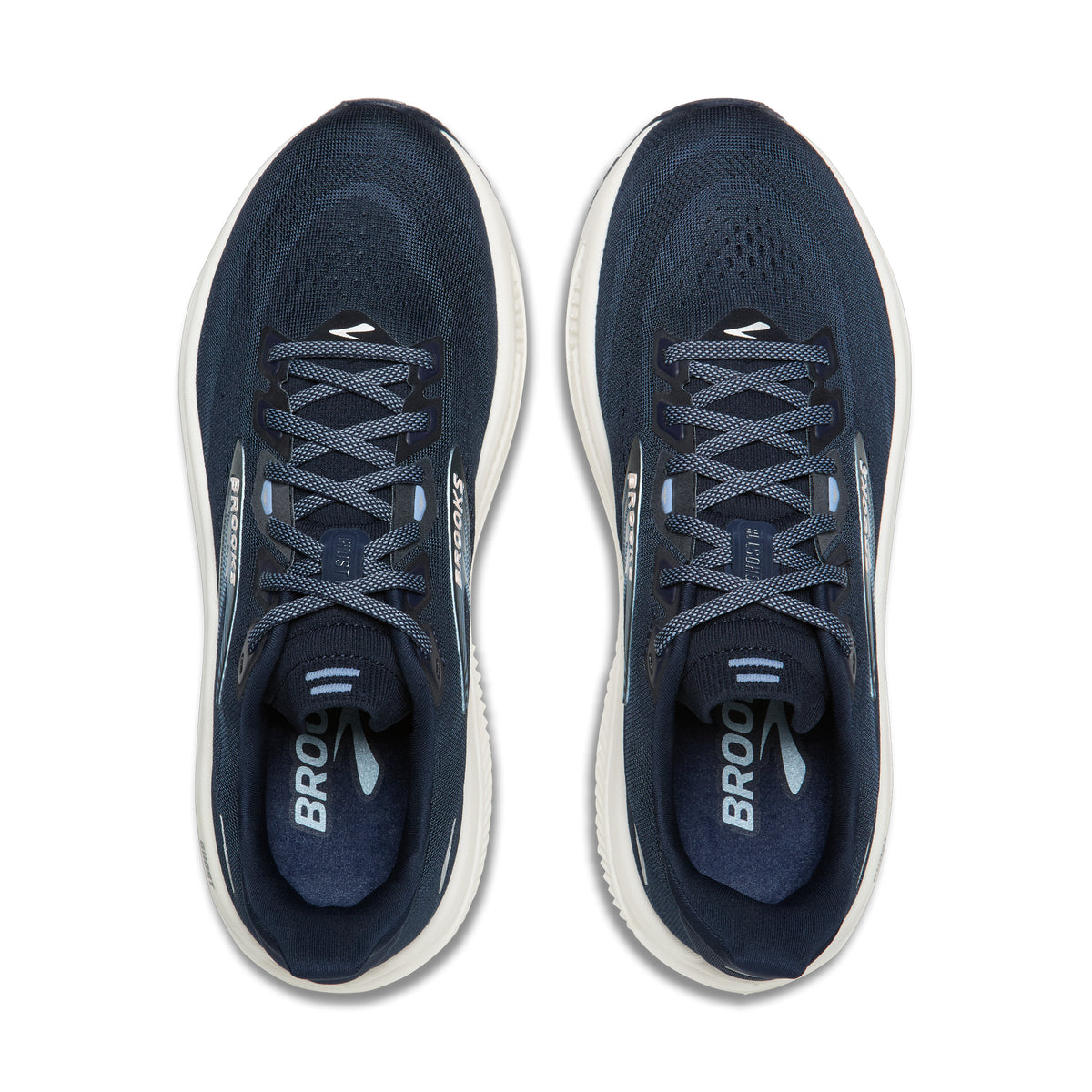 Women's Brooks Ghost 18 Navy/Rain Washed/Coconut top