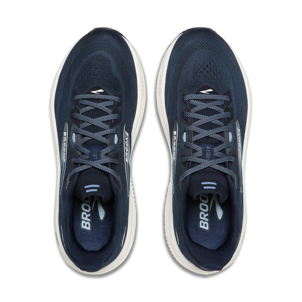 Women's Brooks Ghost 18 Navy / Rain Washed / Coconut top