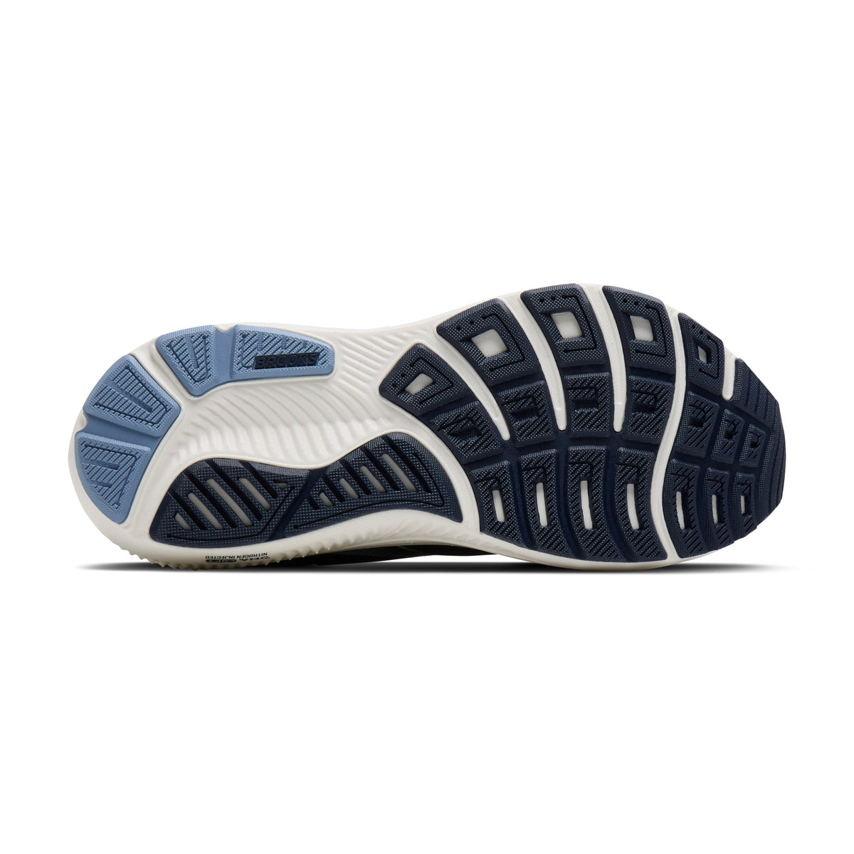 Women's Brooks Ghost 18 Navy / Rain Washed / Coconut outsole