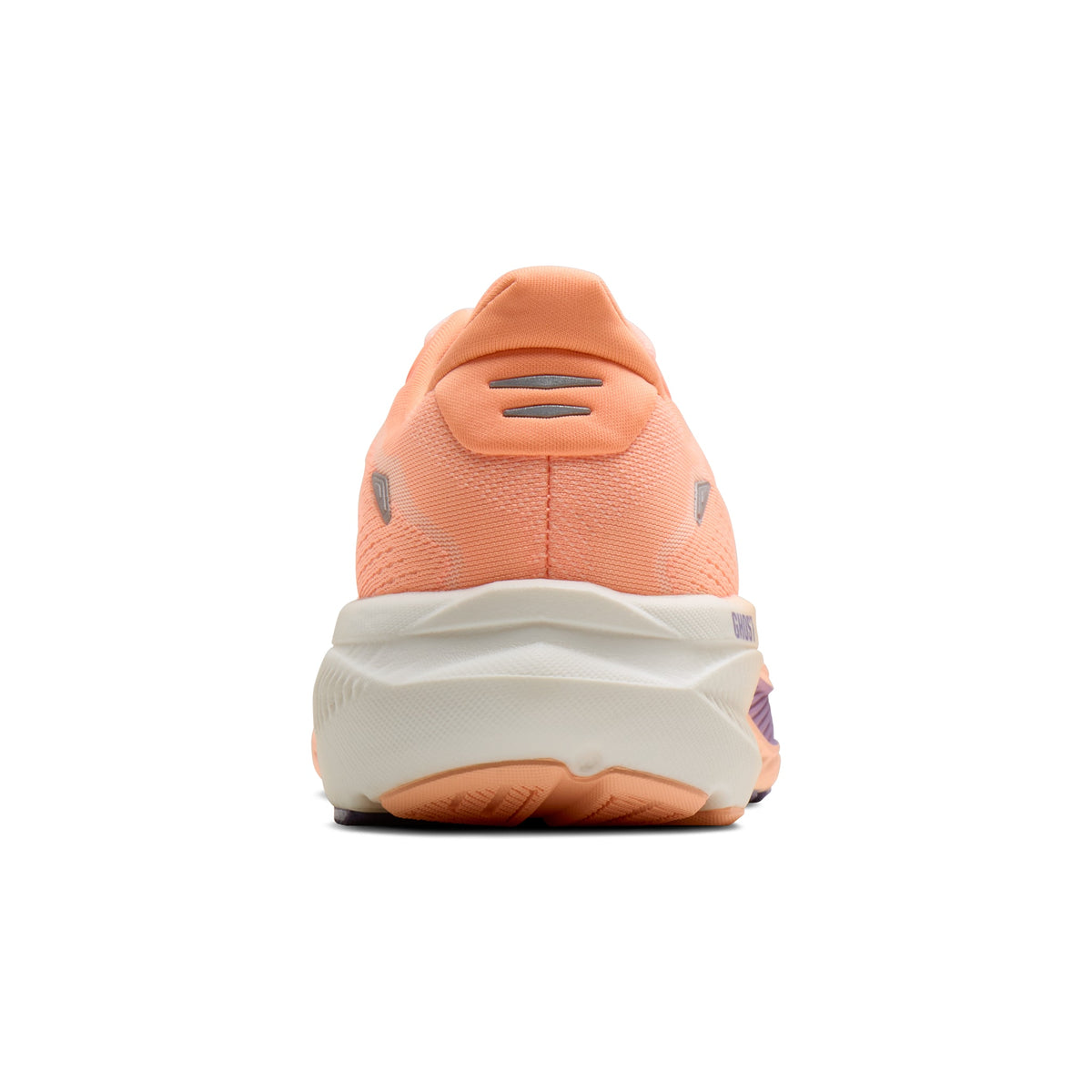 Women's Brooks Ghost 18 Peach / Grape / Coconut heel