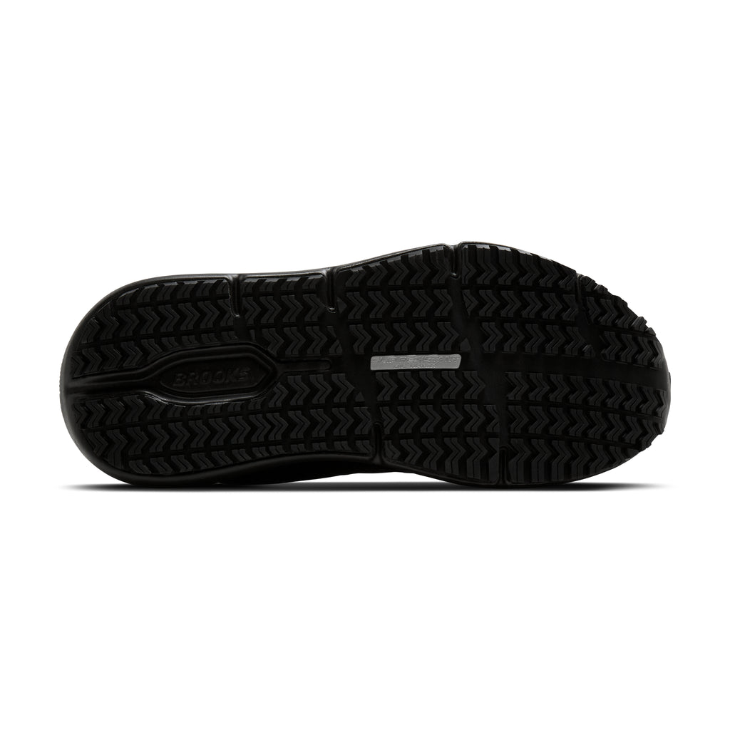 Women's Brooks Ghost Max Slip Resistant (Extra Wide 2E) Black/Black outsole