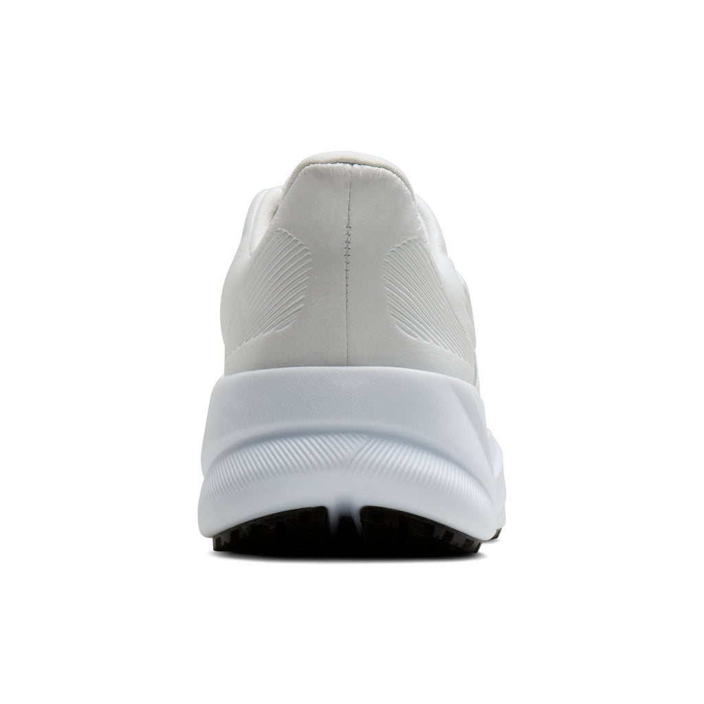 Women's Brooks Ghost Max Slip Resistant (Wide D) White/White heel