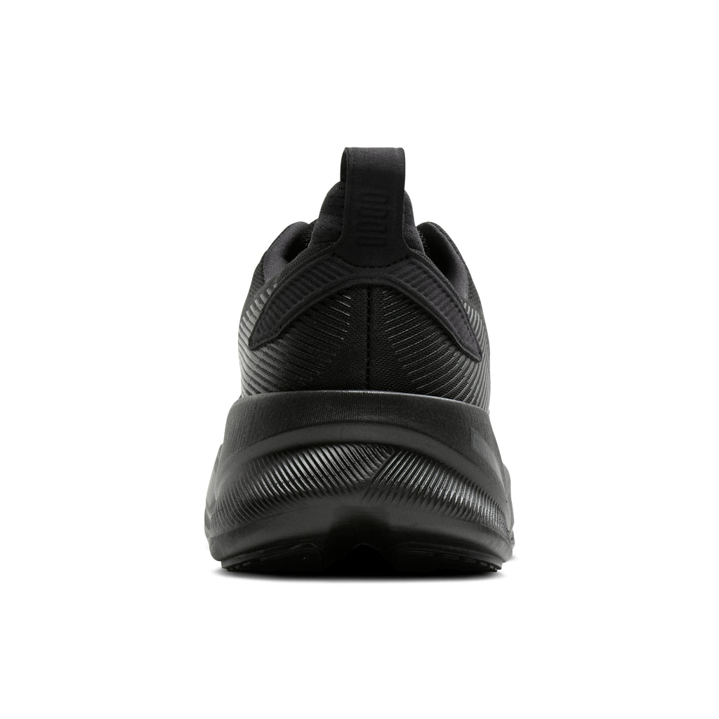 Women's Brooks Ghost Max 4 (Wide D) Black / Black / Ebony heel