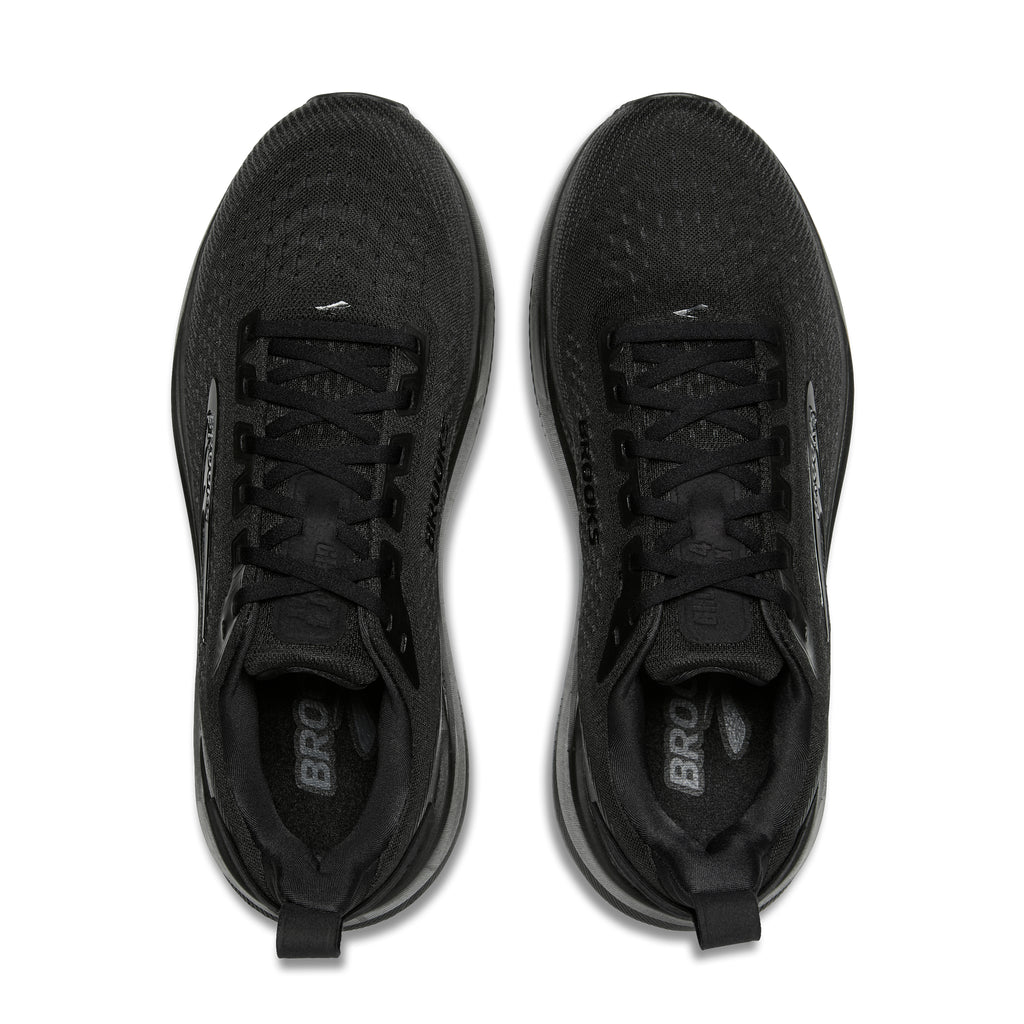 Women's Brooks Ghost Max 4 (Wide D) Black / Black / Ebony top