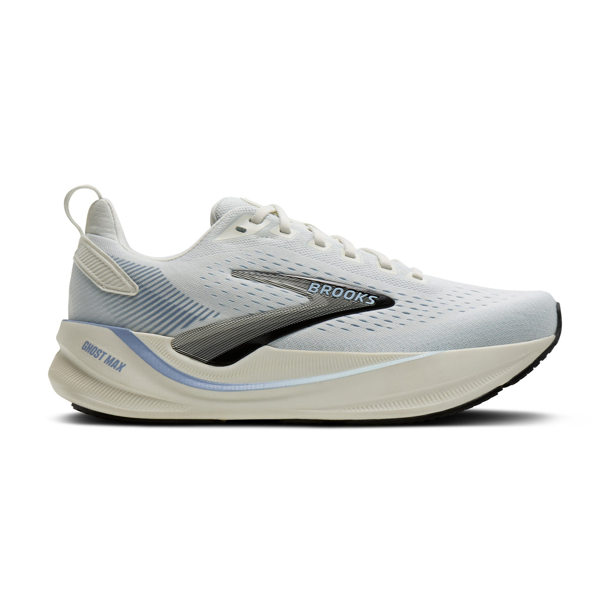 Women's Brooks Ghost Max 4 Grey / Nantucket / Rain Washed lateral