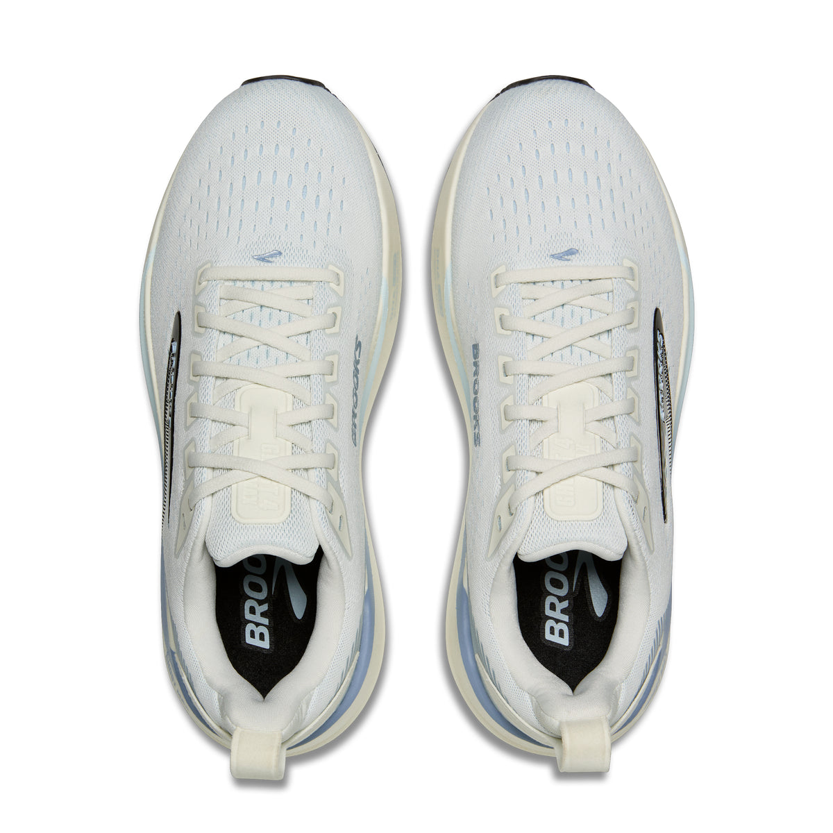 Women's Brooks Ghost Max 4 (Wide D) Grey / Nantucket / Rain Washed top