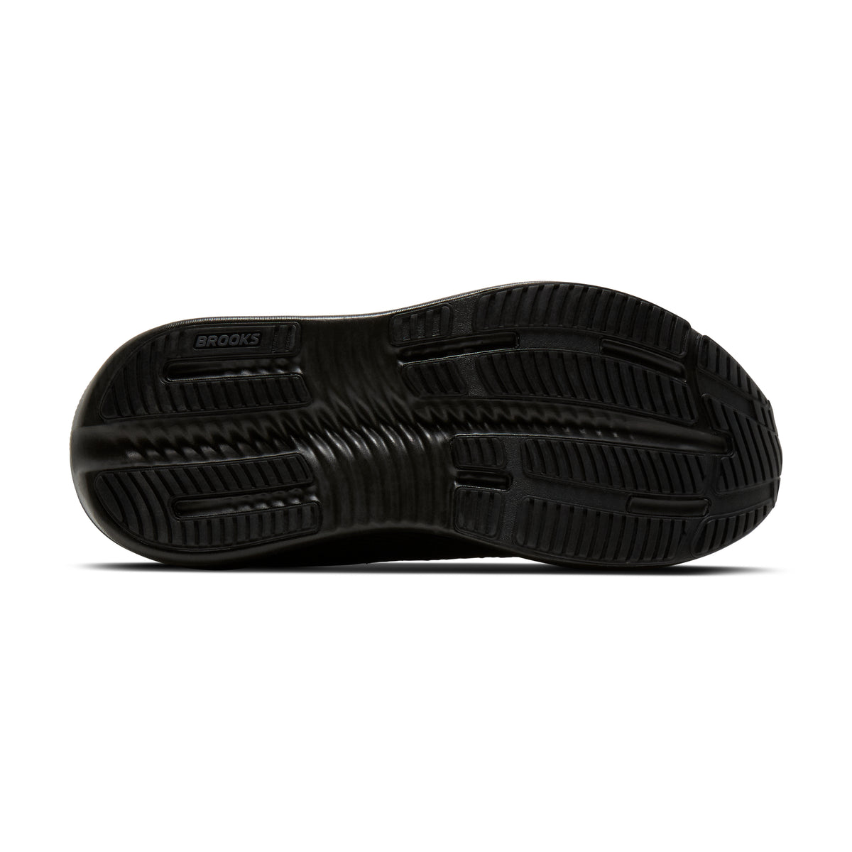 Women's Brooks Ghost Max 4 (Wide D) Black / Black / Rose Gold outsole