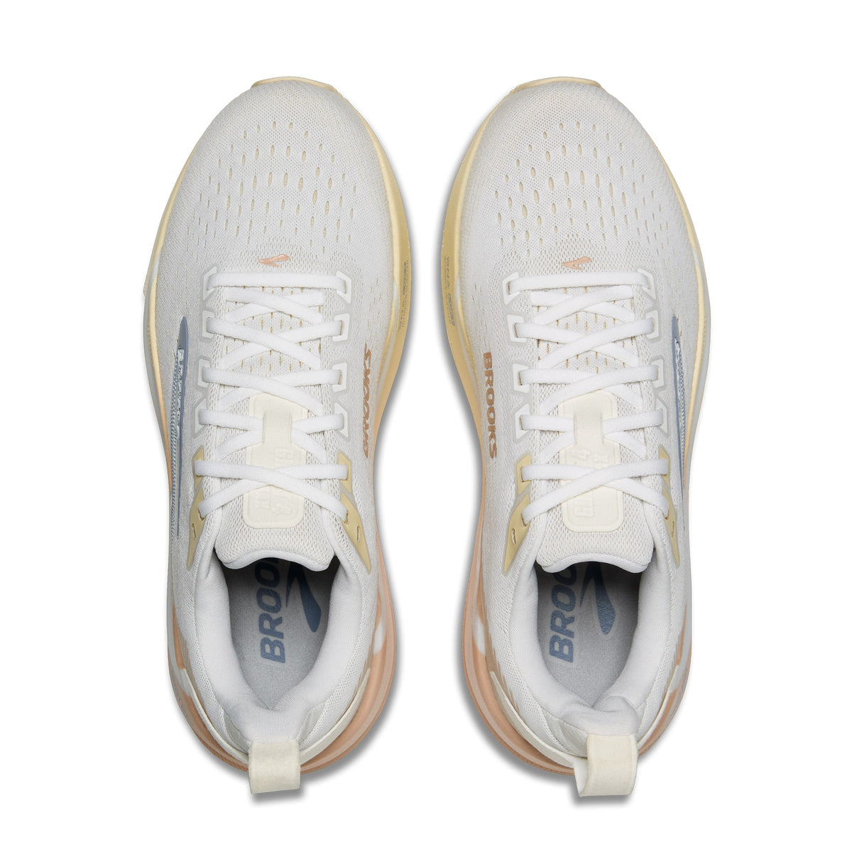 Women's Brooks Ghost Max 4 White / Rose / Rutabaga top