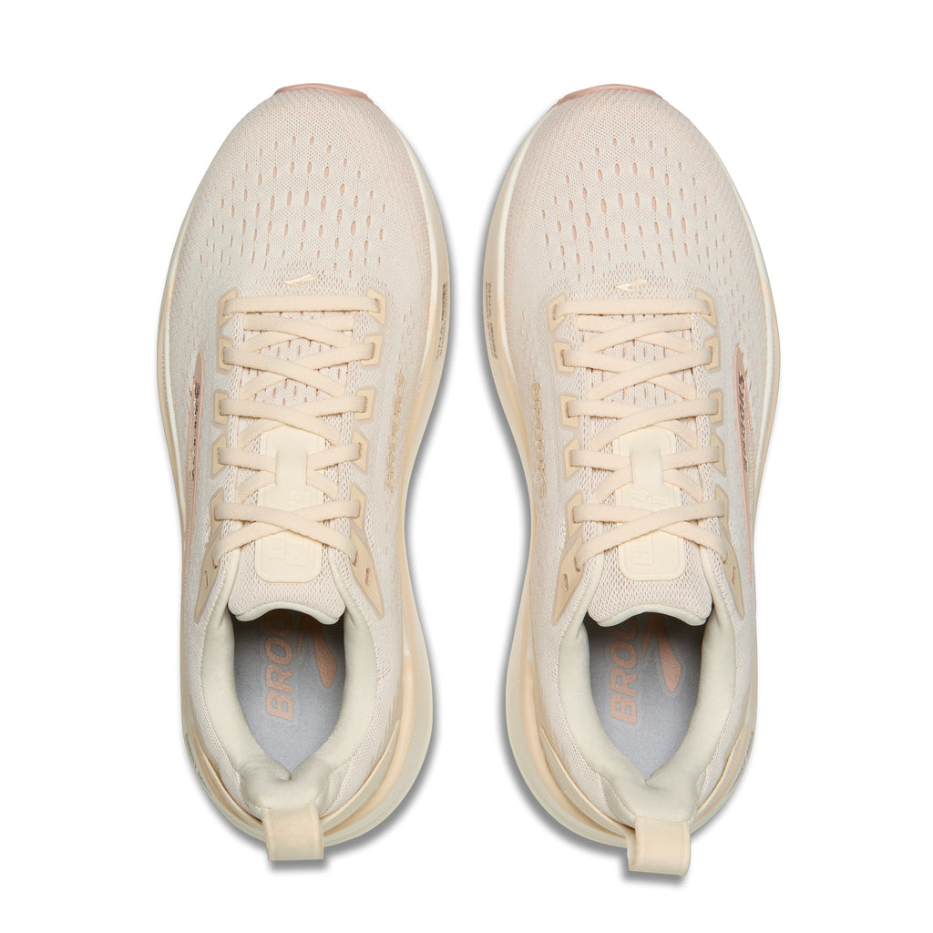 Women's Brooks Ghost Max 4 Arctic Wolf / Rose / Coconut top